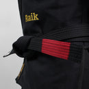 Kimono Jiu Jitsu Masculino Forgeshield Gi Preto e Dourado| Raik Fight Wear