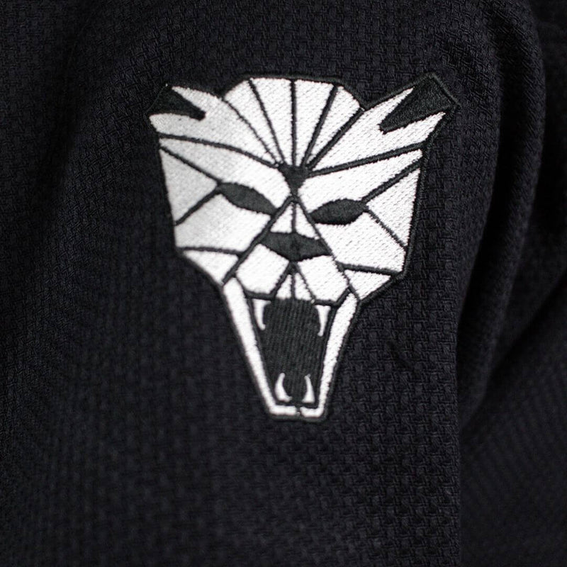 Kimono Jiu Jitsu Forgeshield Gi Preto e Branco| Raik Fight Wear