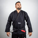 Kimono Jiu Jitsu Forgeshield Gi Preto e Branco| Raik Fight Wear