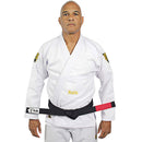 Kimono Jiu Jitsu Forgeshield Gi Branco e Dourado| Raik Fight Wear