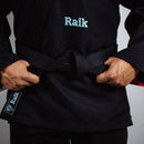 Kimono Jiu Jitsu Feminino Forgeshield Gi Preto e Azul bebê | Raik Fight Wear