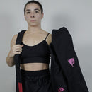 Kimono Jiu Jitsu Feminino Forgeshield Gi Preto e Rosa| Raik Fight Wear