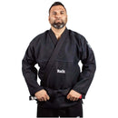 Kimono Jiu Jitsu Forgeshield Gi Preto e Branco| Raik Fight Wear