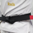Kimono Jiu Jitsu Forgeshield Gi Branco e Dourado| Raik Fight Wear