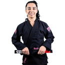 Kimono Jiu Jitsu Feminino Forgeshield Gi Preto e Rosa| Raik Fight Wear